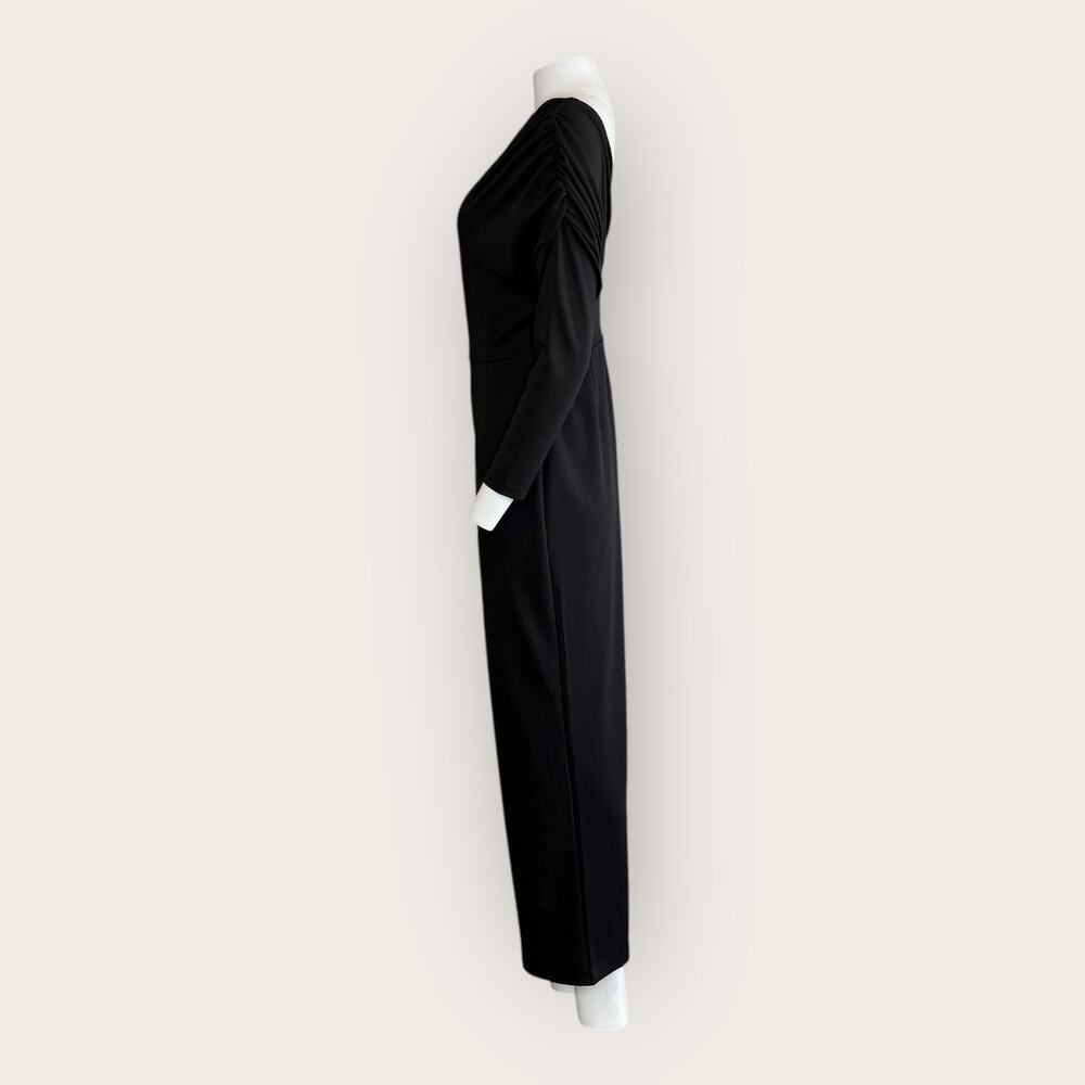 Unbranded | Off-Shoulder Long Sleeve Jumpsuit | Black | See Measurements - Picture 2 of 9